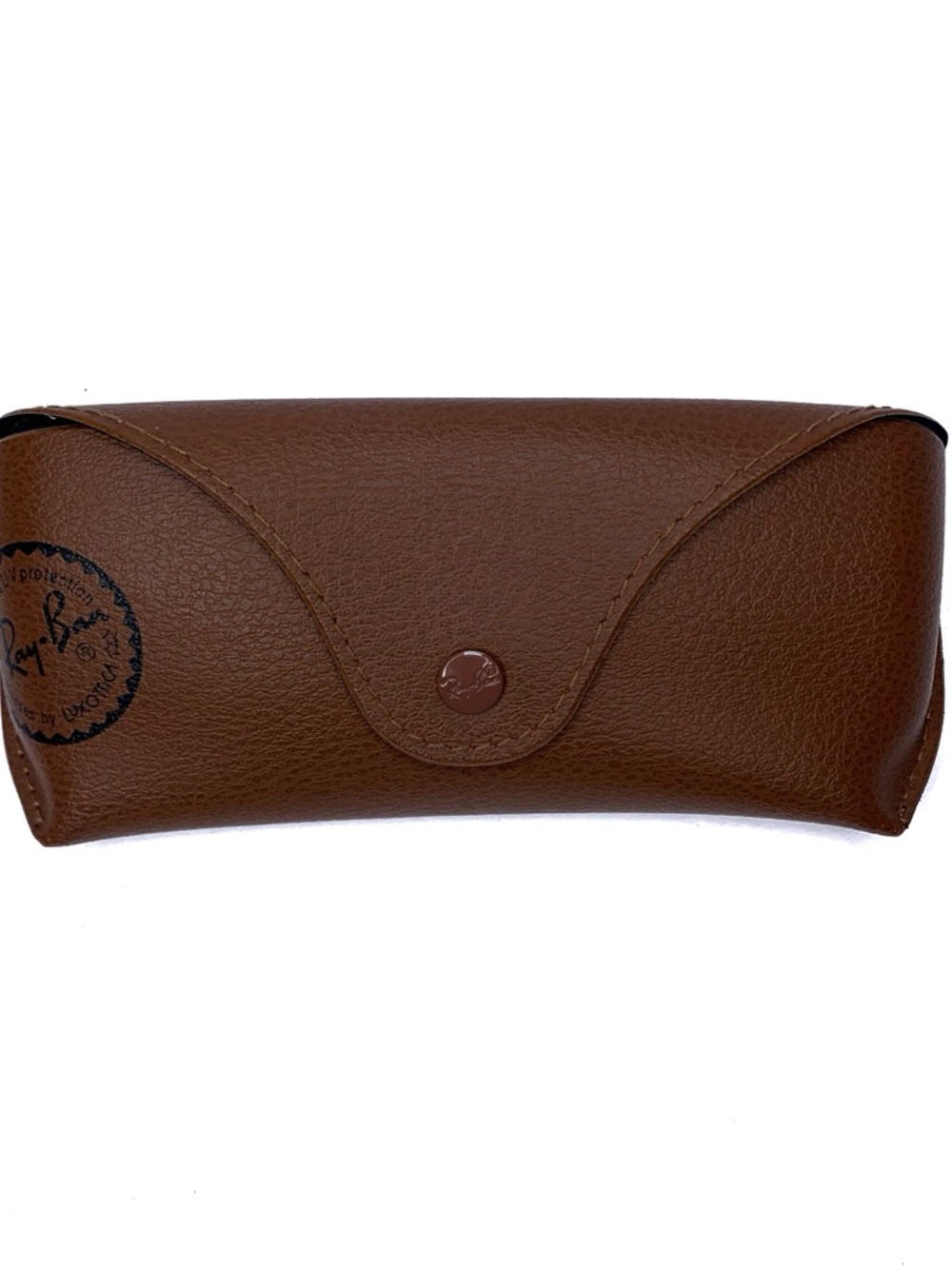 Ray-Ban Brown Leather Sunglasses Case